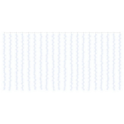 vidaXL Curtain Lights 600 LEDs Cold White 600 x 300 cm