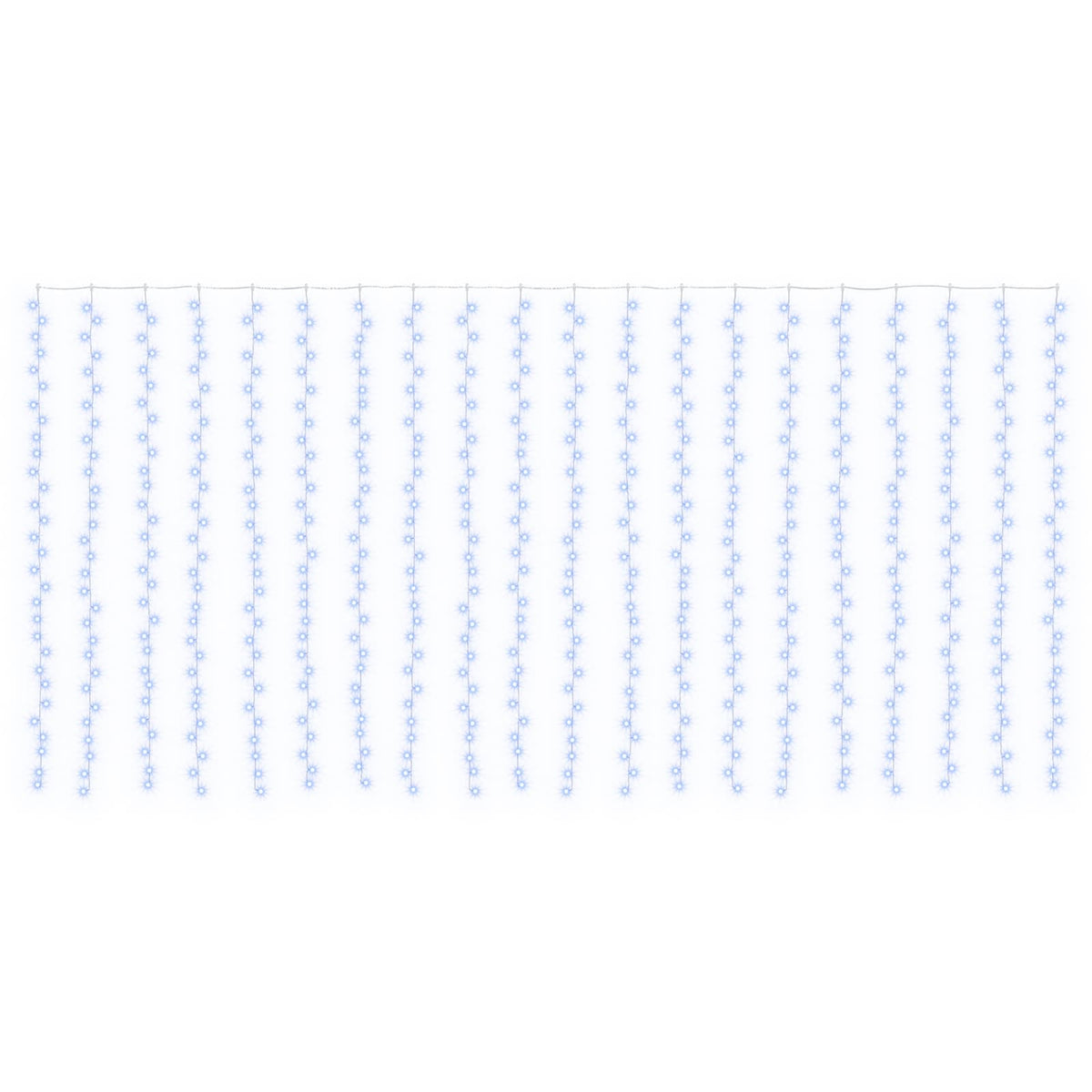 vidaXL Curtain Lights 600 LEDs Blue 600 x 300 cm