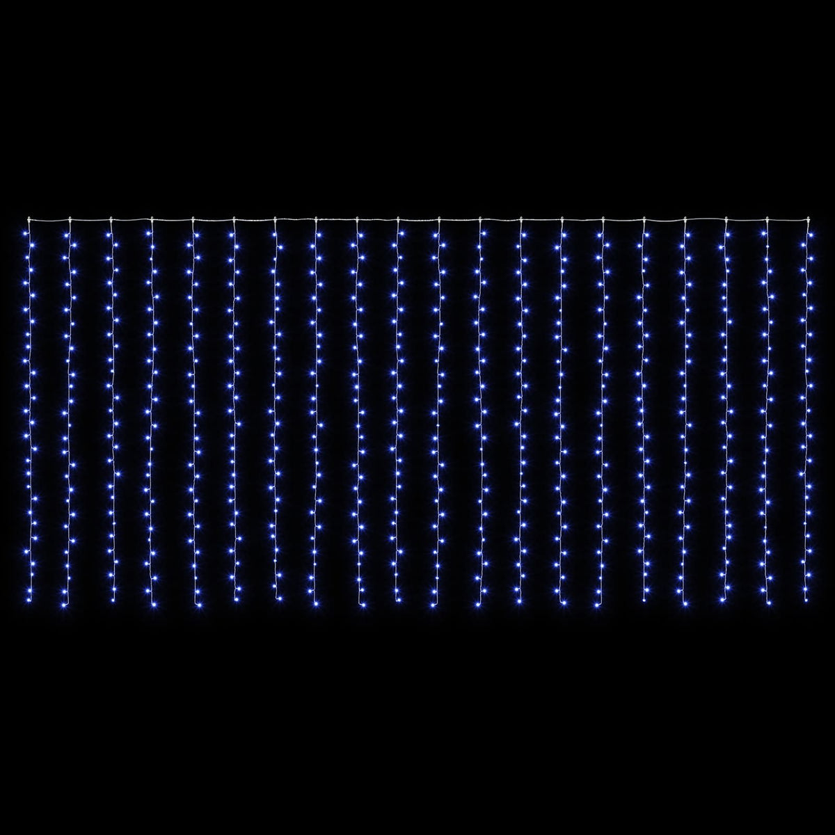 vidaXL Curtain Lights 600 LEDs Blue 600 x 300 cm