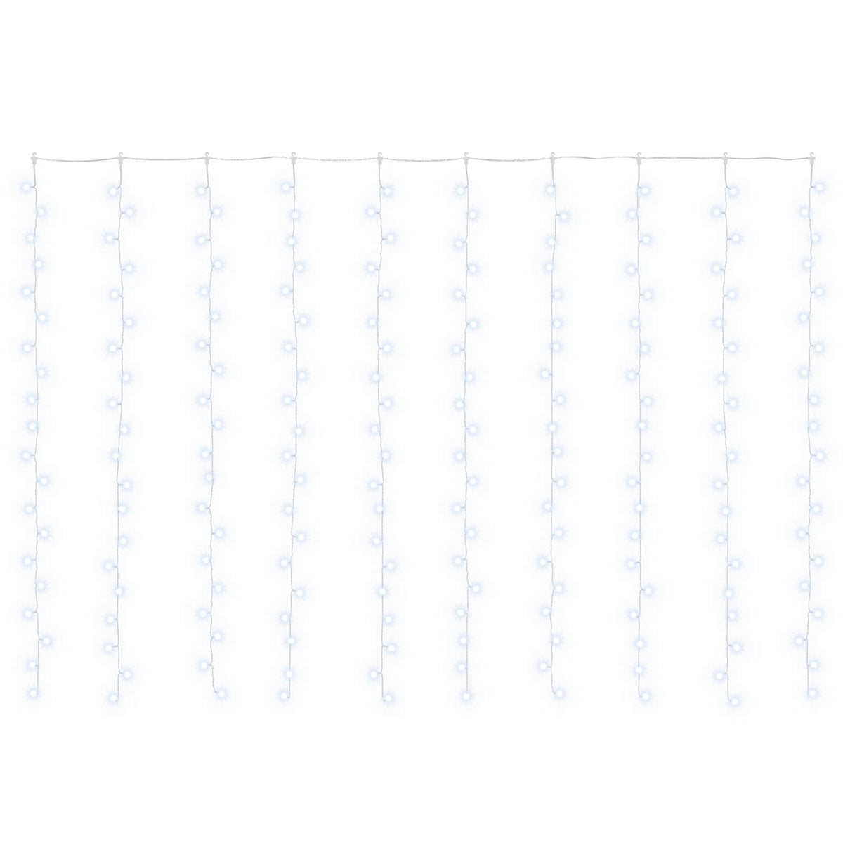 vidaXL Curtain Lights 200 LEDs Cold White 300 x 200 cm