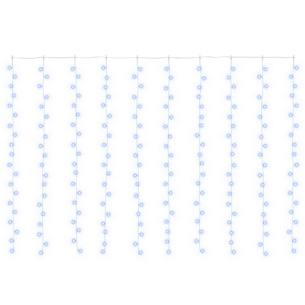 vidaXL Curtain Lights 200 LEDs Blue 300 x 200 cm