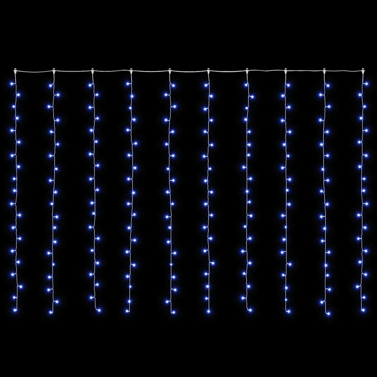 vidaXL Curtain Lights 200 LEDs Blue 300 x 200 cm