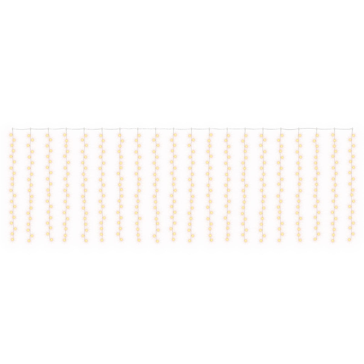 vidaXL Curtain Lights 400 LEDs Warm White 600 x 200 cm