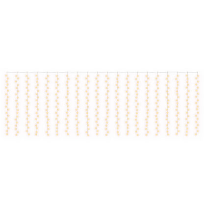 vidaXL Curtain Lights 400 LEDs Warm White 600 x 200 cm