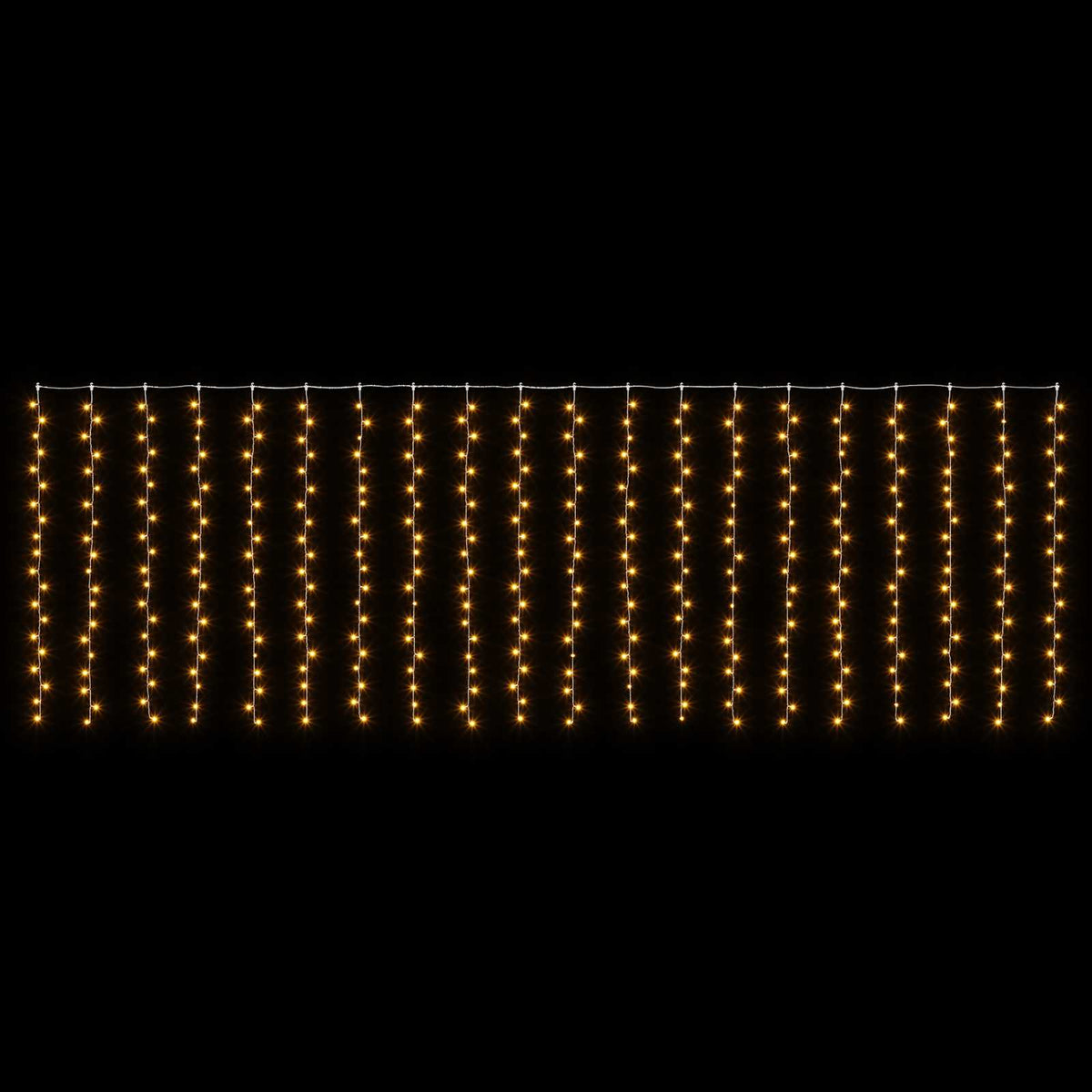 vidaXL Curtain Lights 400 LEDs Warm White 600 x 200 cm