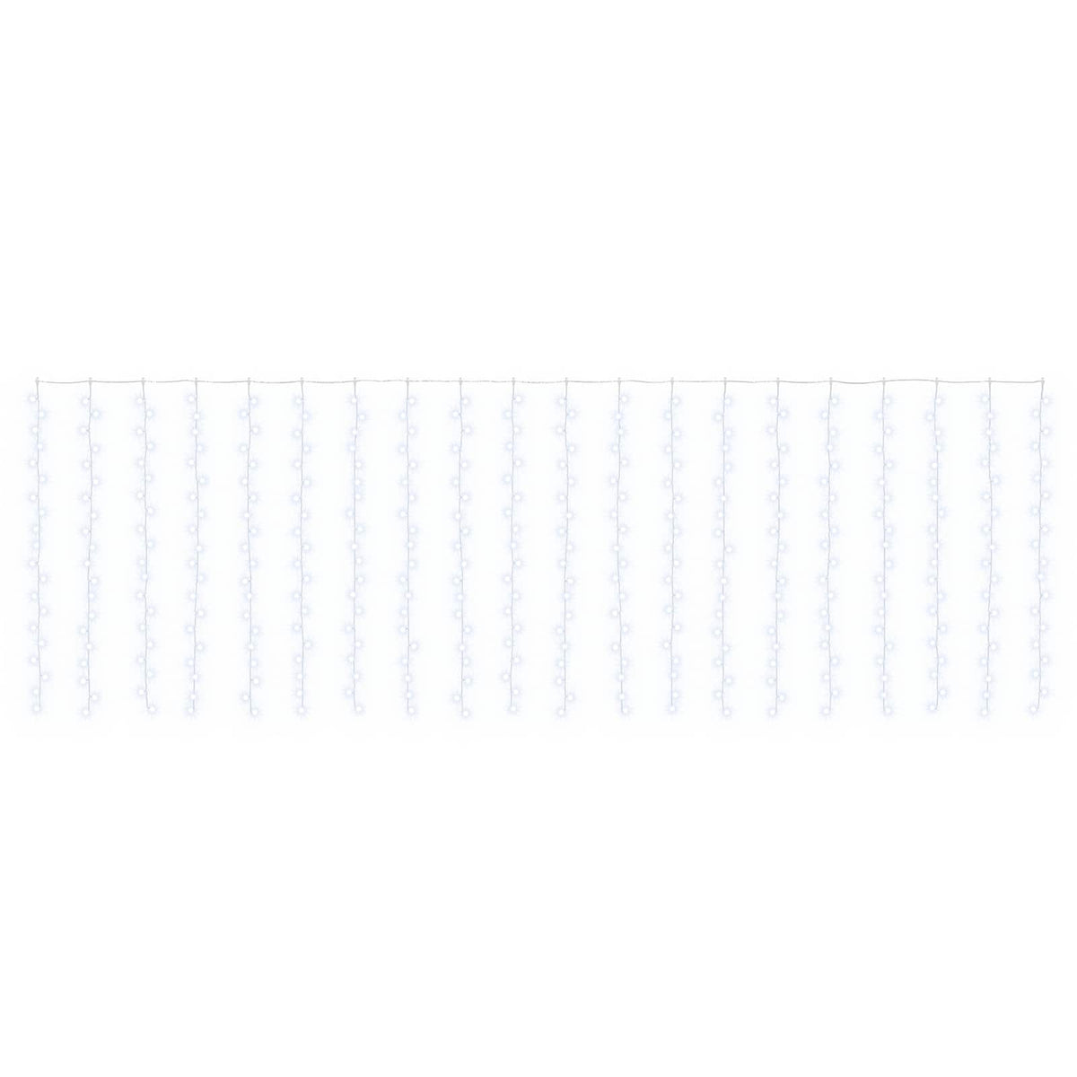 vidaXL Curtain Lights 400 LEDs Cold White 600 x 200 cm