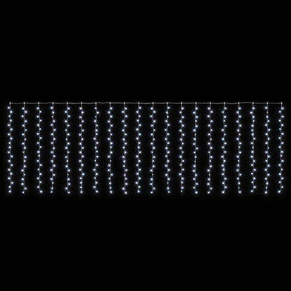 vidaXL Curtain Lights 400 LEDs Cold White 600 x 200 cm
