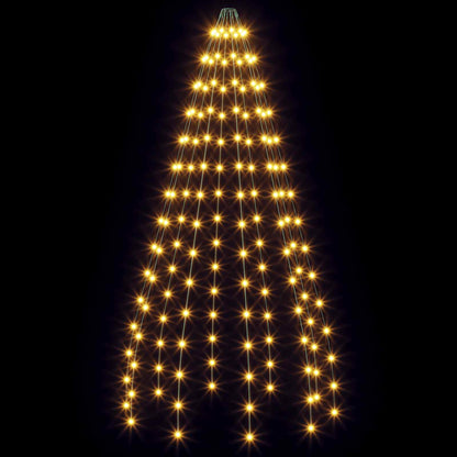 vidaXL Christmas Tree Lights 150 LEDs Warm White 150 cm