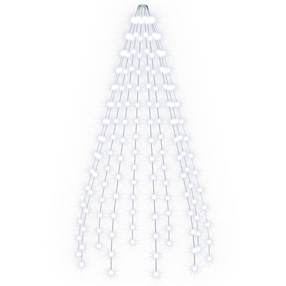 vidaXL Christmas Tree Lights 150 LEDs Cold White 150 cm