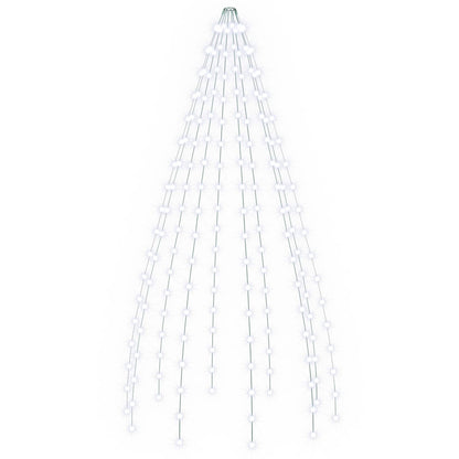 vidaXL Christmas Tree Lights 180 LEDs Cold White 180 cm
