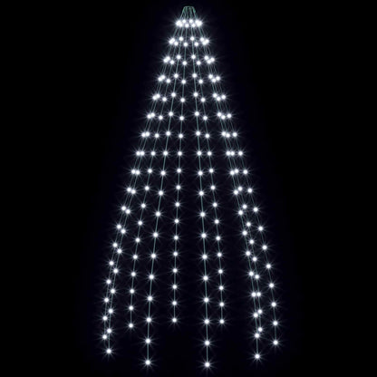 vidaXL Christmas Tree Lights 180 LEDs Cold White 180 cm