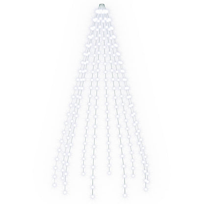 vidaXL Christmas Tree Lights 210 LEDs Cold White 210 cm