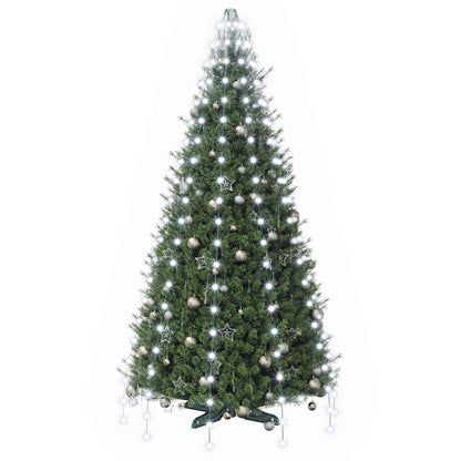 vidaXL Christmas Tree Lights 210 LEDs Cold White 210 cm