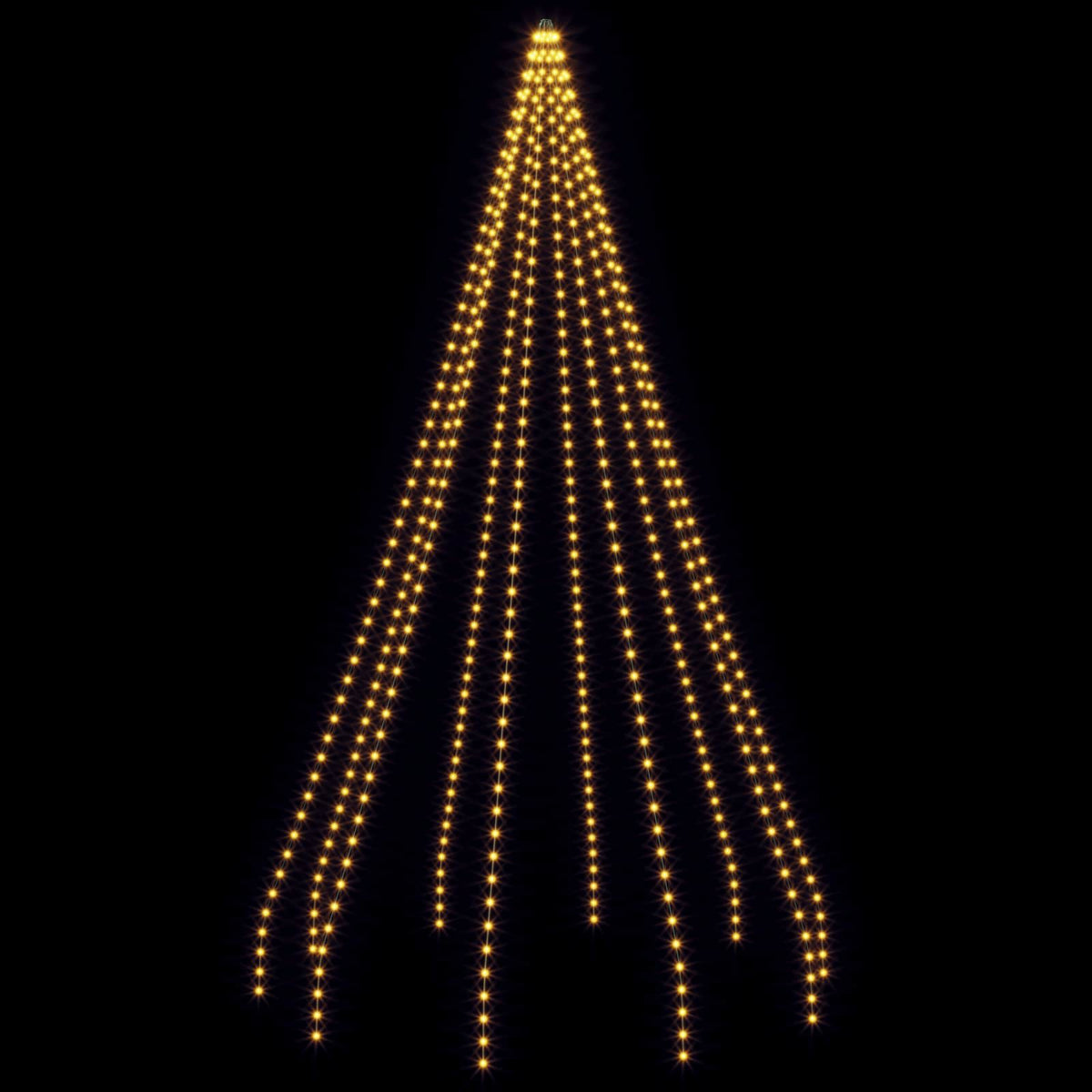 vidaXL Christmas Tree Lights 500 LEDs Warm White 500 cm