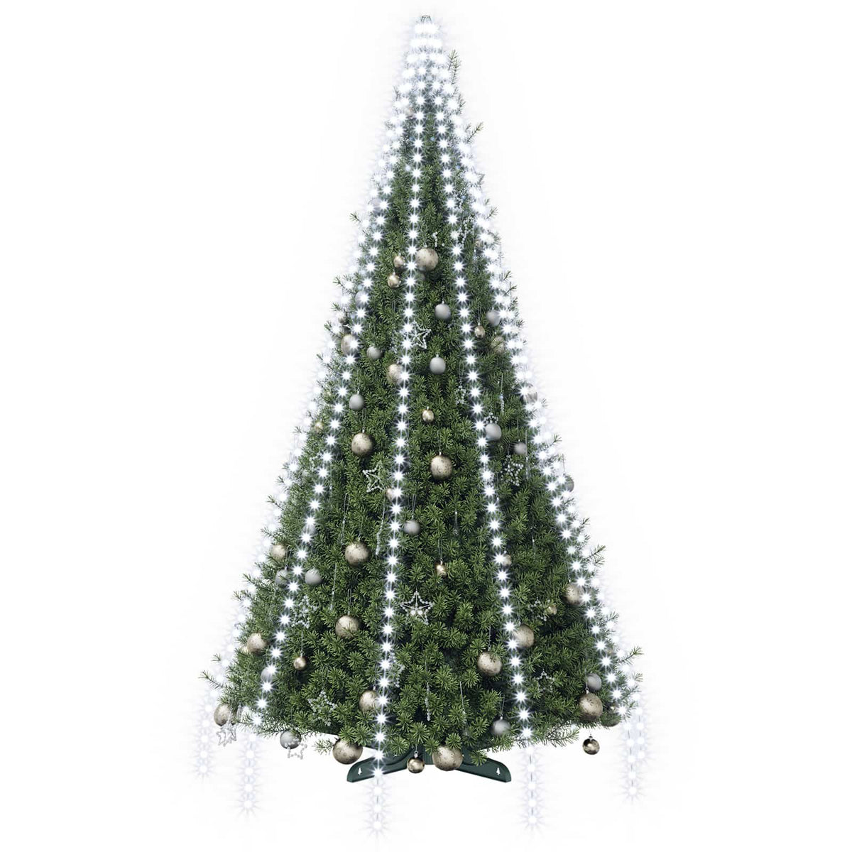 vidaXL Christmas Tree Lights 500 LEDs Cold White 500 cm
