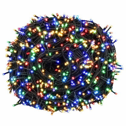 vidaXL Dual Colour Mode Christmas Lights 150 LEDs Multicolour 15 m
