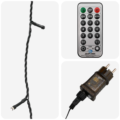vidaXL Dual Colour Mode Christmas Lights 2000 LEDs Multicolour 200 m