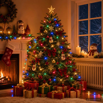 vidaXL Dual Colour Mode Christmas Lights 2000 LEDs Multicolour 200 m