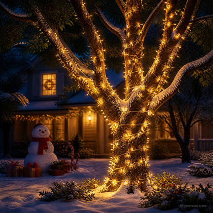 vidaXL Dual Colour Mode Christmas Lights 2000 LEDs Multicolour 200 m