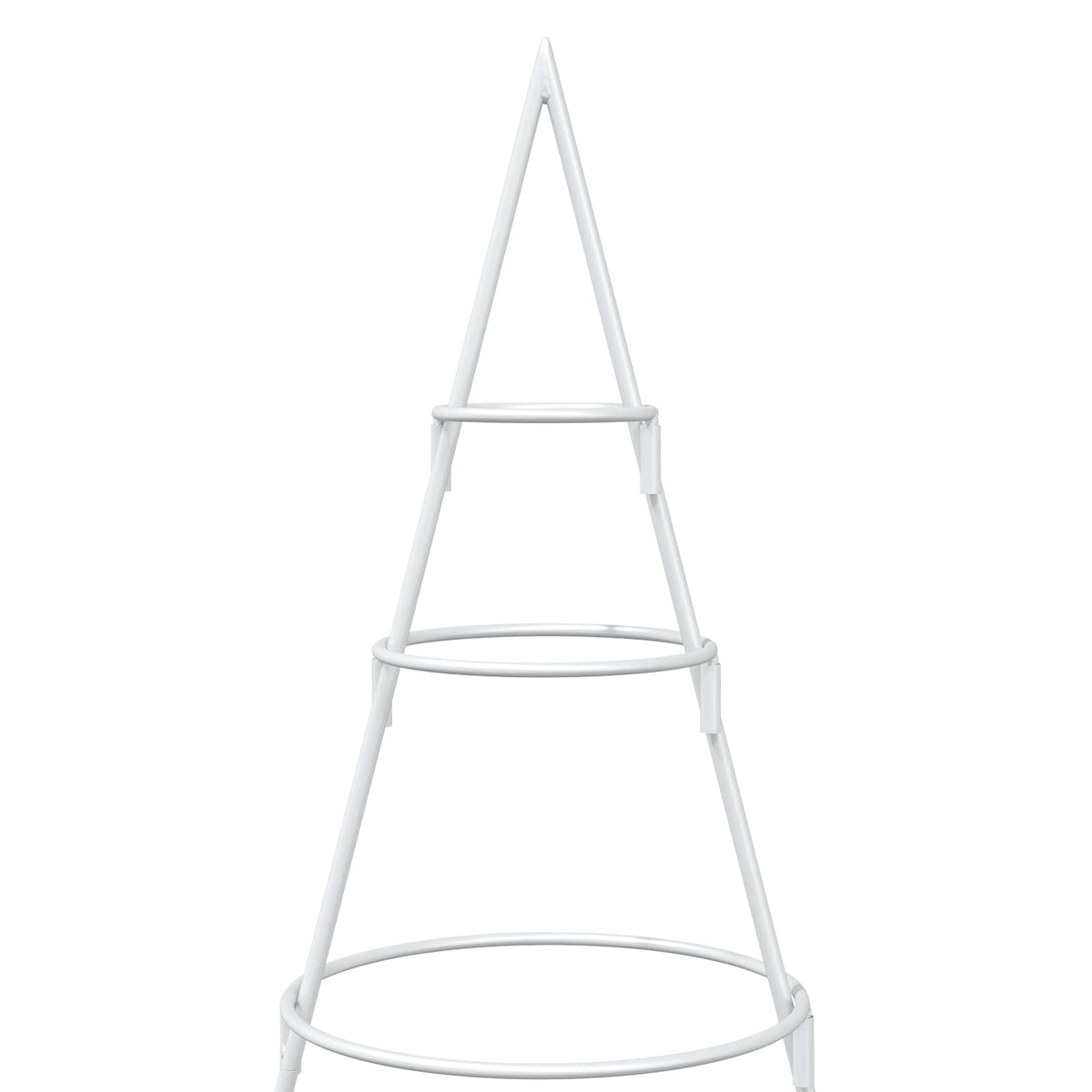 vidaXL Metal Christmas Tree with Stand KUOPIO 125 cm Steel White