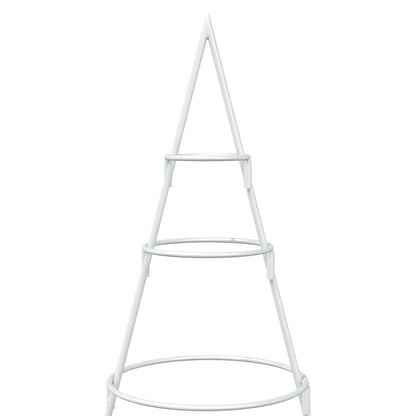 vidaXL Metal Christmas Tree with Stand KUOPIO 125 cm Steel White