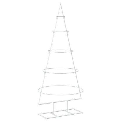 vidaXL Metal Christmas Tree with Stand KUOPIO 125 cm Steel White