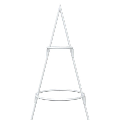vidaXL Metal Christmas Tree with Stand KUOPIO 150 cm Steel White