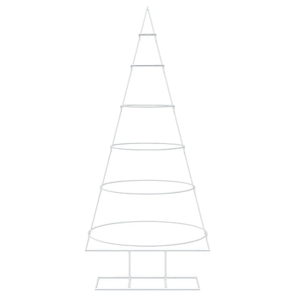vidaXL Metal Christmas Tree with Stand KUOPIO 150 cm Steel White