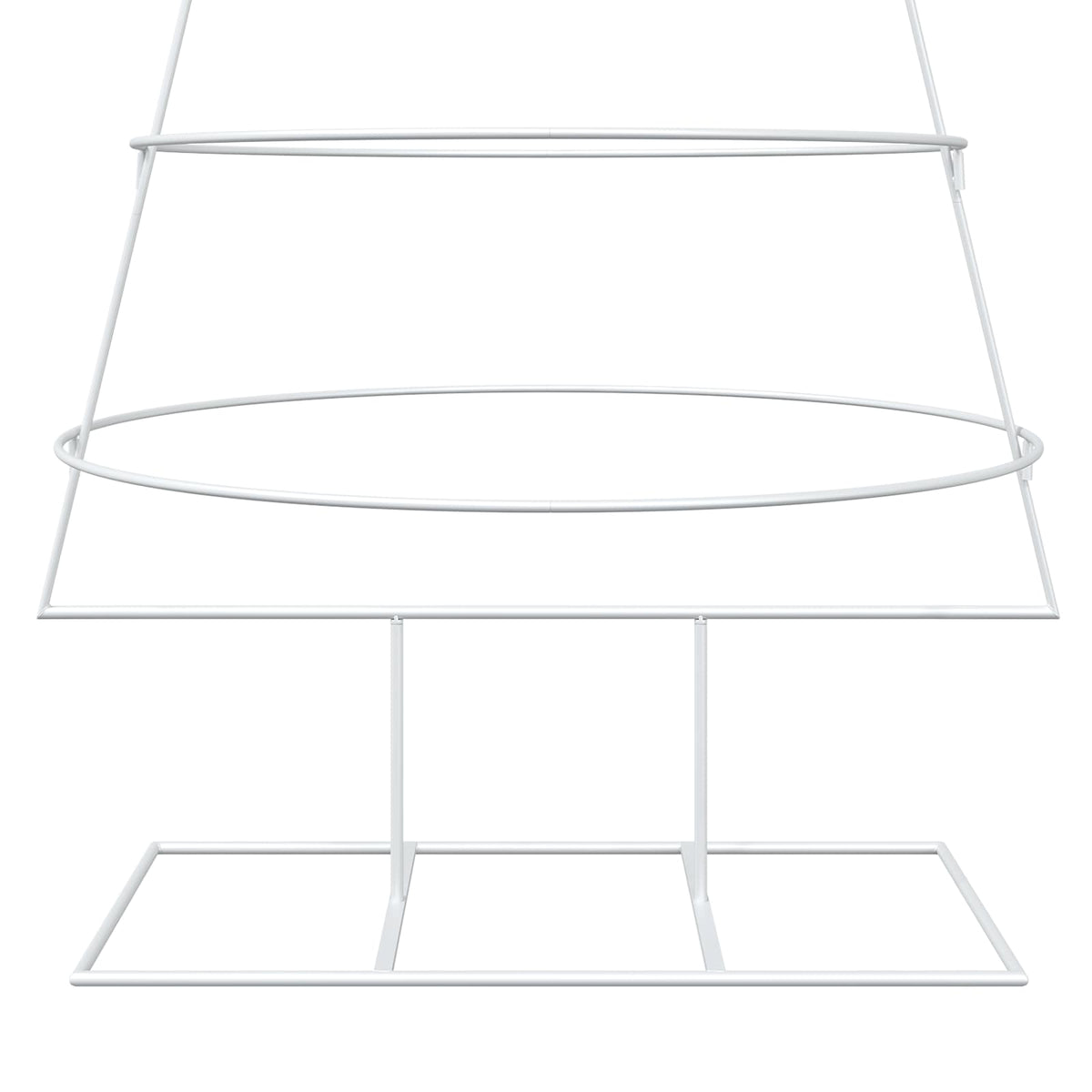 vidaXL Metal Christmas Tree with Stand KUOPIO 180 cm Steel White