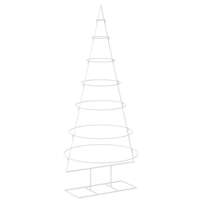 vidaXL Metal Christmas Tree with Stand KUOPIO 180 cm Steel White