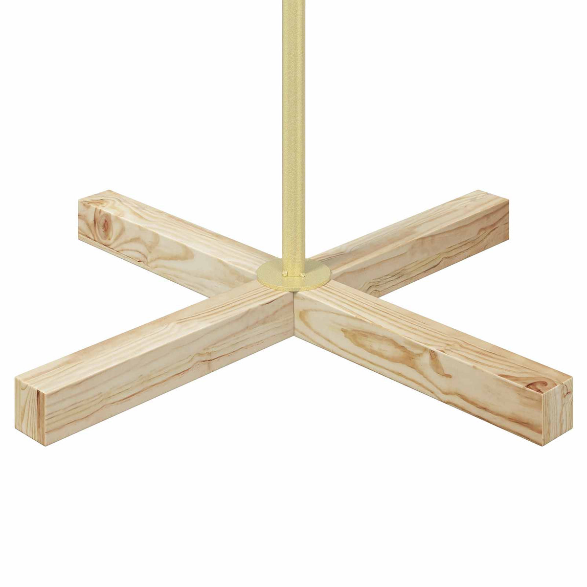 vidaXL Metal Christmas Tree with Stand KUOPIO 180 cm Steel Gold