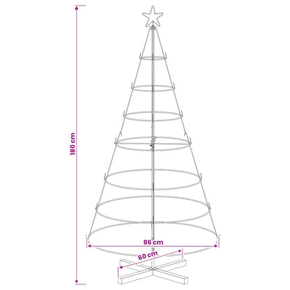 vidaXL Metal Christmas Tree with Stand KUOPIO 180 cm Steel Gold