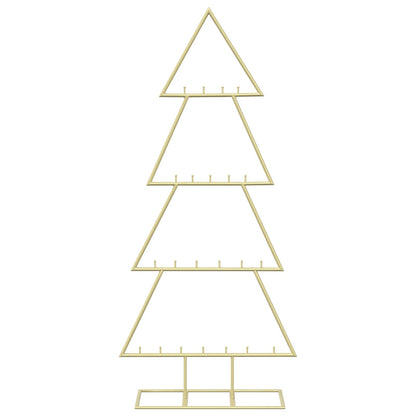 vidaXL Metal Christmas Tree with Stand KUOPIO 125 cm Steel Gold