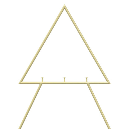 vidaXL Metal Christmas Tree with Stand KUOPIO 150 cm Steel Gold