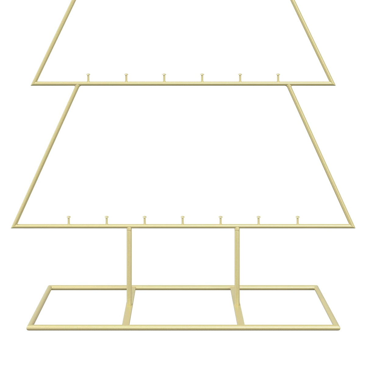 vidaXL Metal Christmas Tree with Stand KUOPIO 150 cm Steel Gold