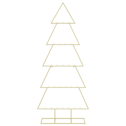 vidaXL Metal Christmas Tree with Stand KUOPIO 150 cm Steel Gold
