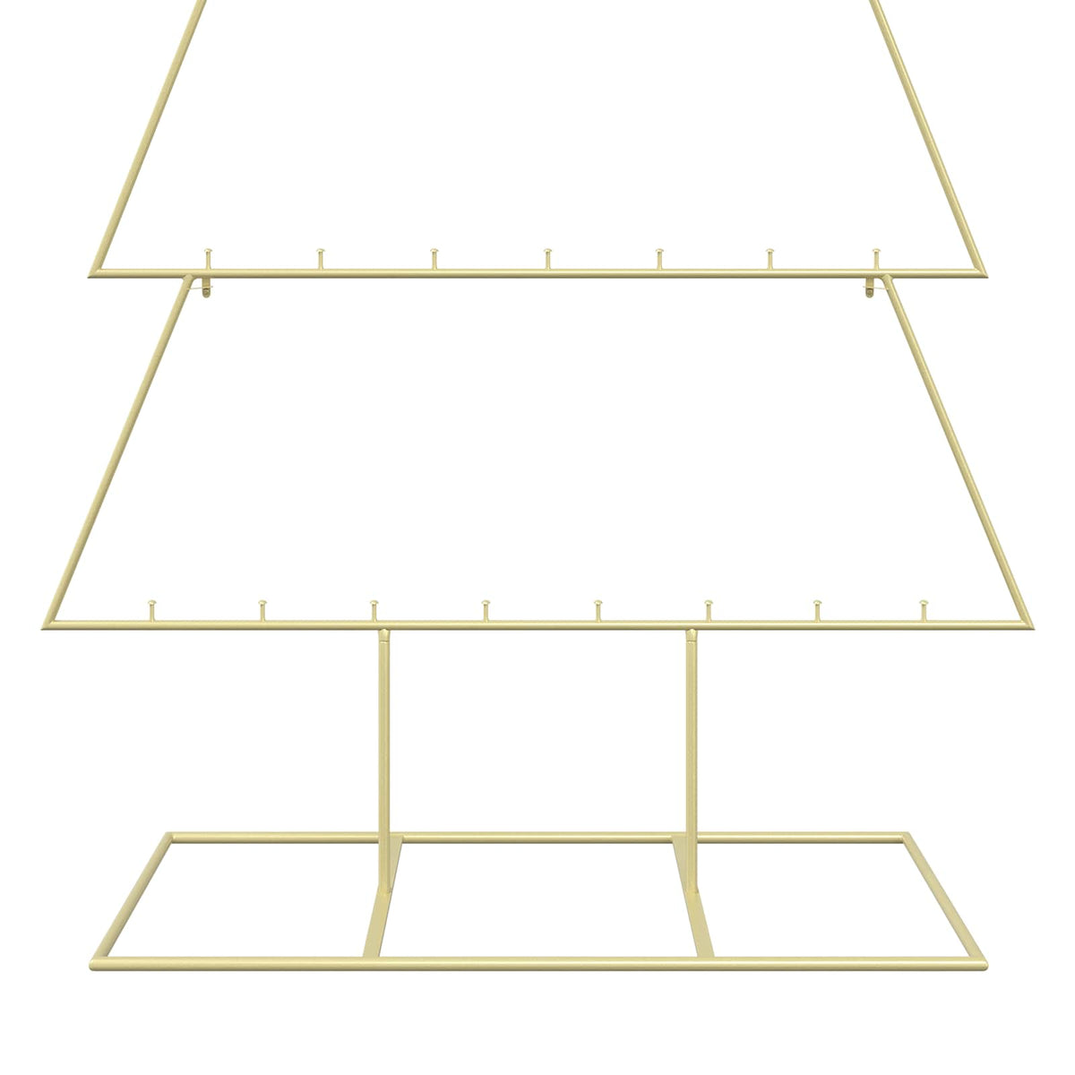 vidaXL Metal Christmas Tree with Stand KUOPIO 180 cm Steel Gold