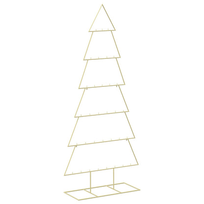 vidaXL Metal Christmas Tree with Stand KUOPIO 180 cm Steel Gold