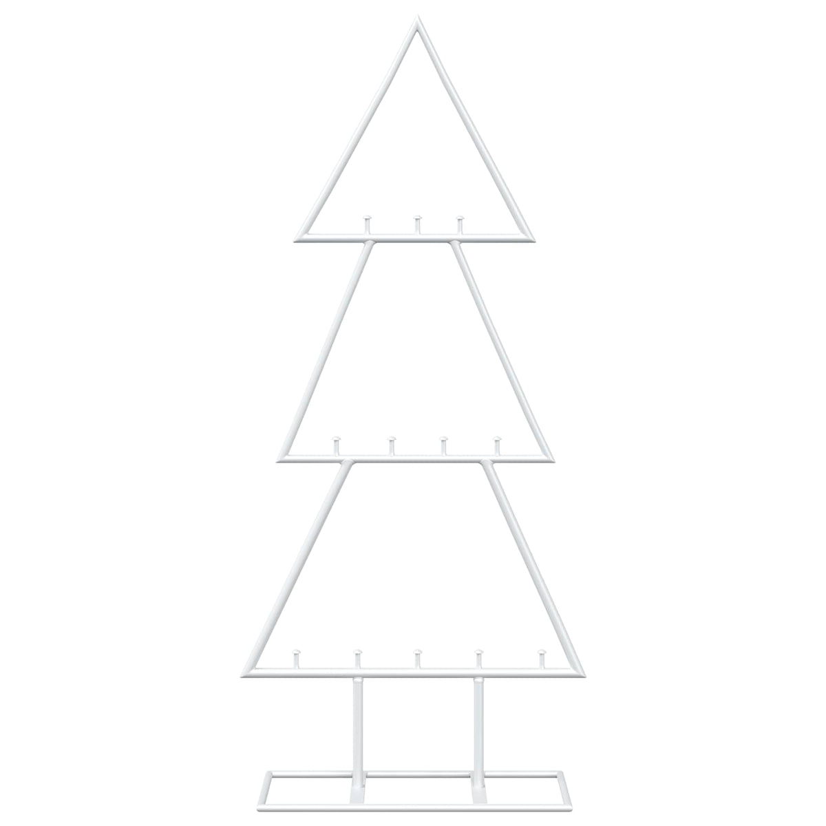 vidaXL Metal Christmas Tree with Classic Stand KUOPIO 60 cm Steel