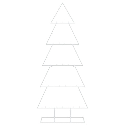 vidaXL Metal Christmas Tree with Stand KUOPIO 150 cm Steel White