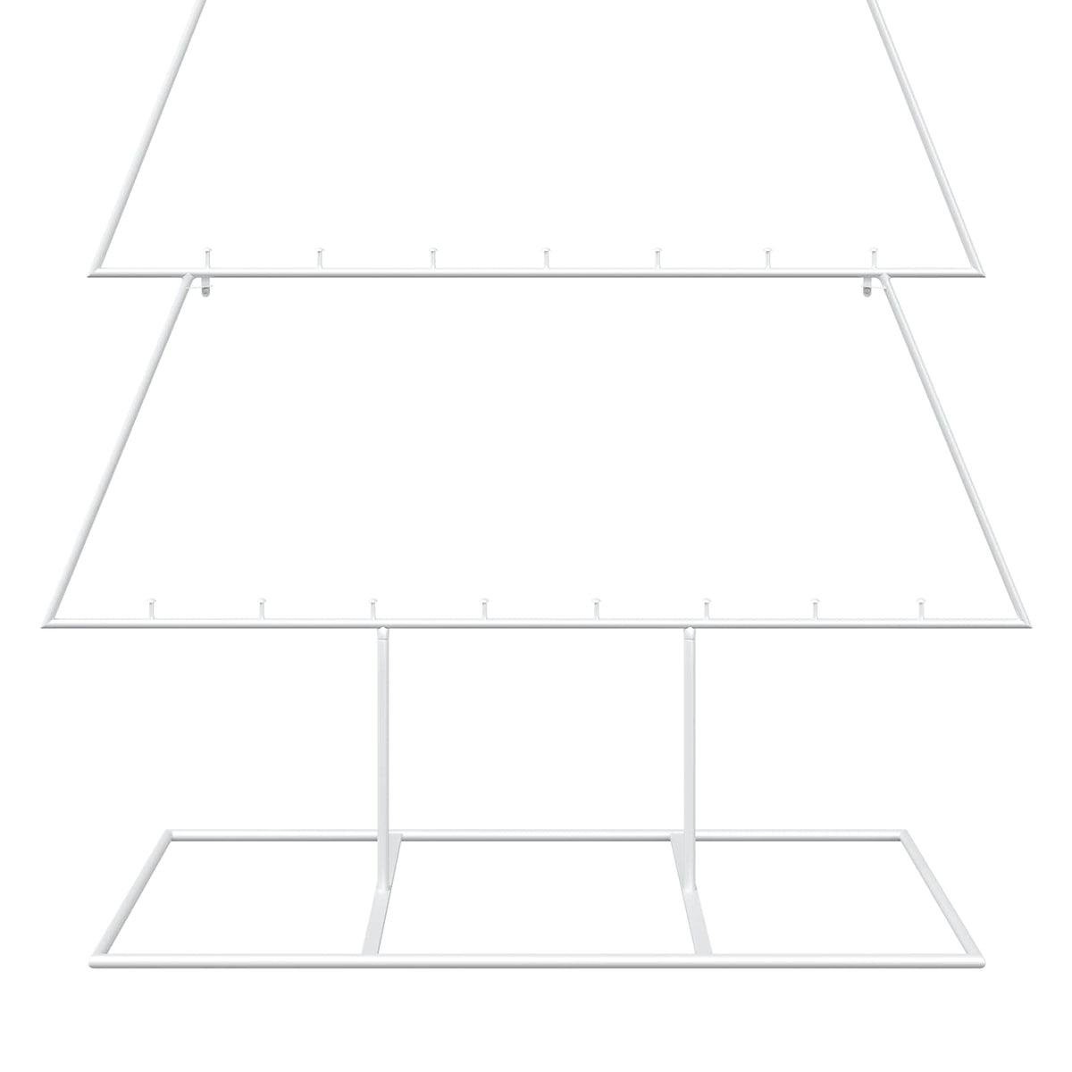 vidaXL Metal Christmas Tree with Stand KUOPIO 180 cm Steel White