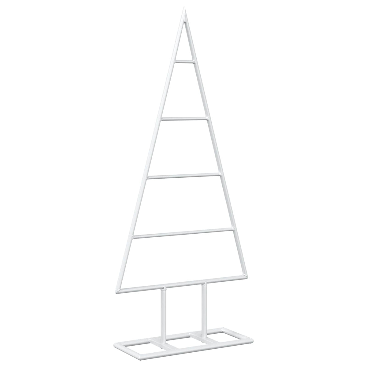 vidaXL Metal Christmas Tree KUOPIO 60 cm Steel White