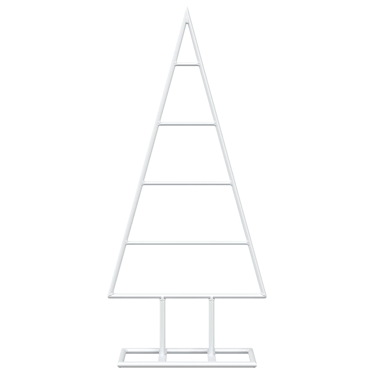 vidaXL Metal Christmas Tree KUOPIO 60 cm Steel White