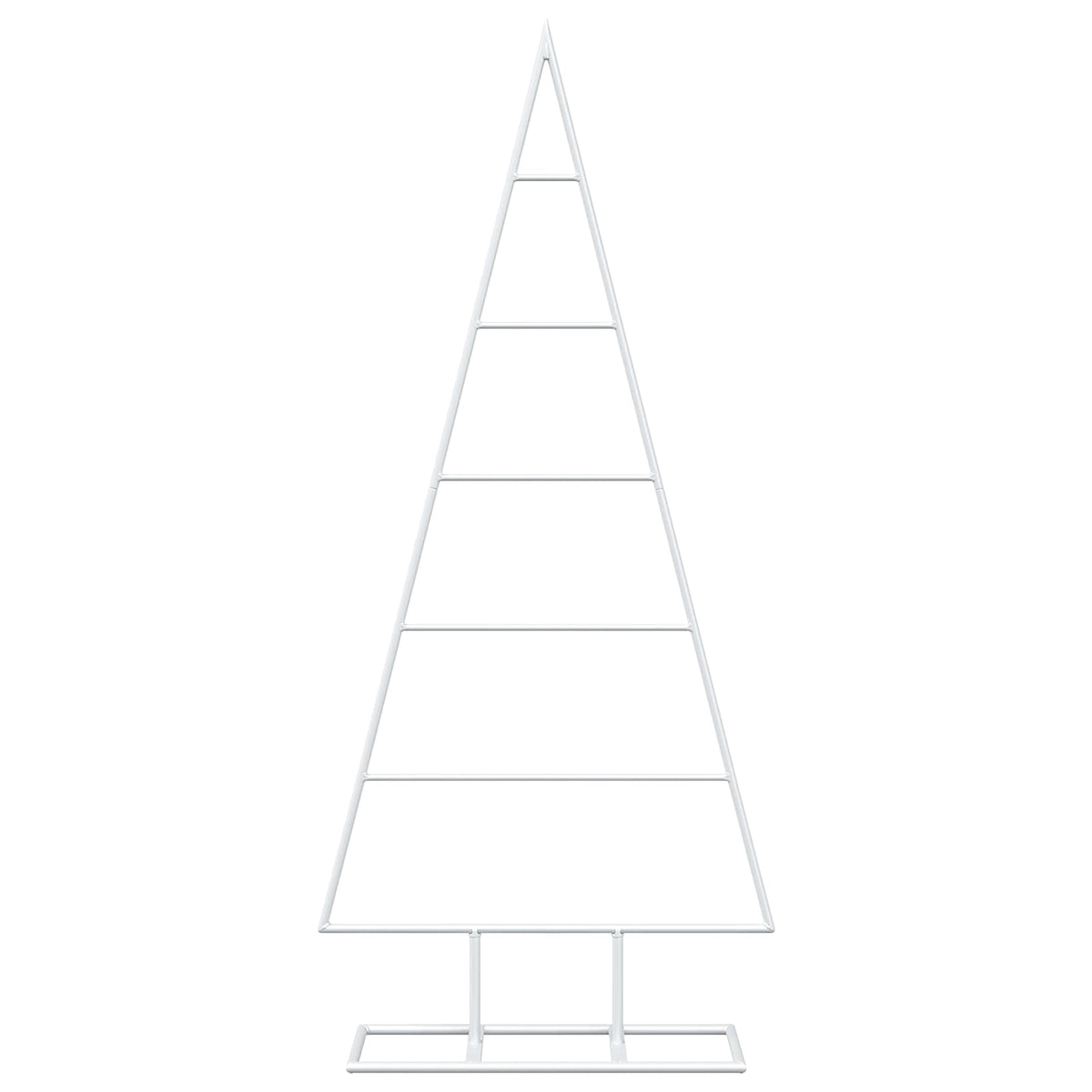 vidaXL Metal Christmas Tree KUOPIO 90 cm Steel White