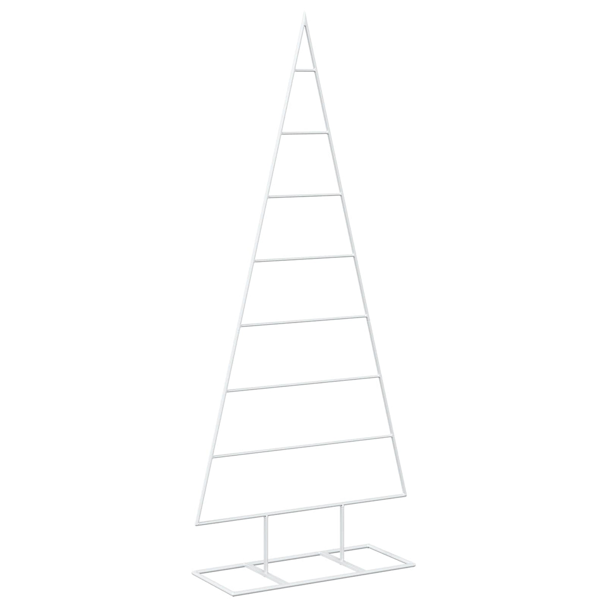 vidaXL Metal Christmas Tree with Stand KUOPIO 125 cm Steel White