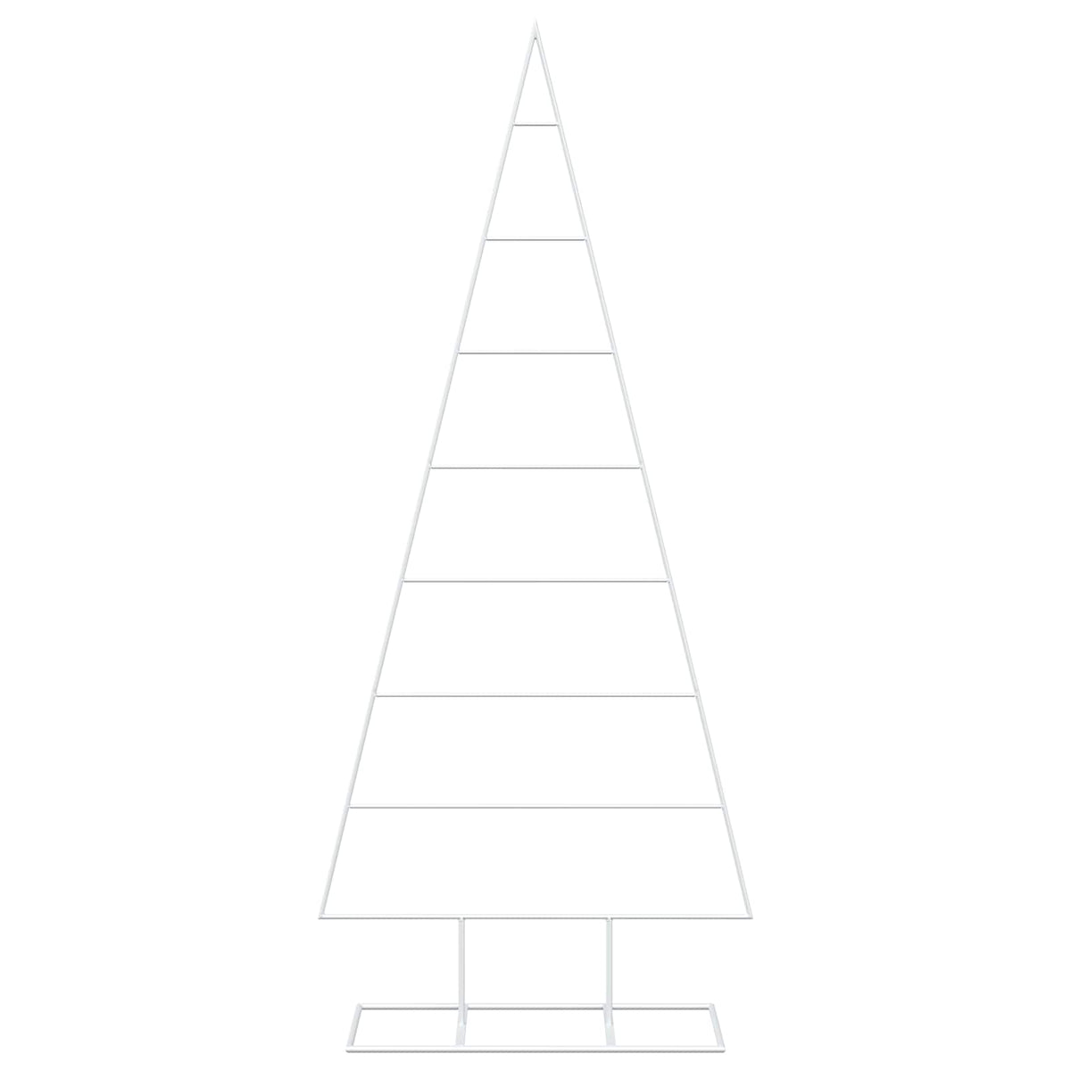 vidaXL Metal Christmas Tree with Stand KUOPIO 150 cm Steel White