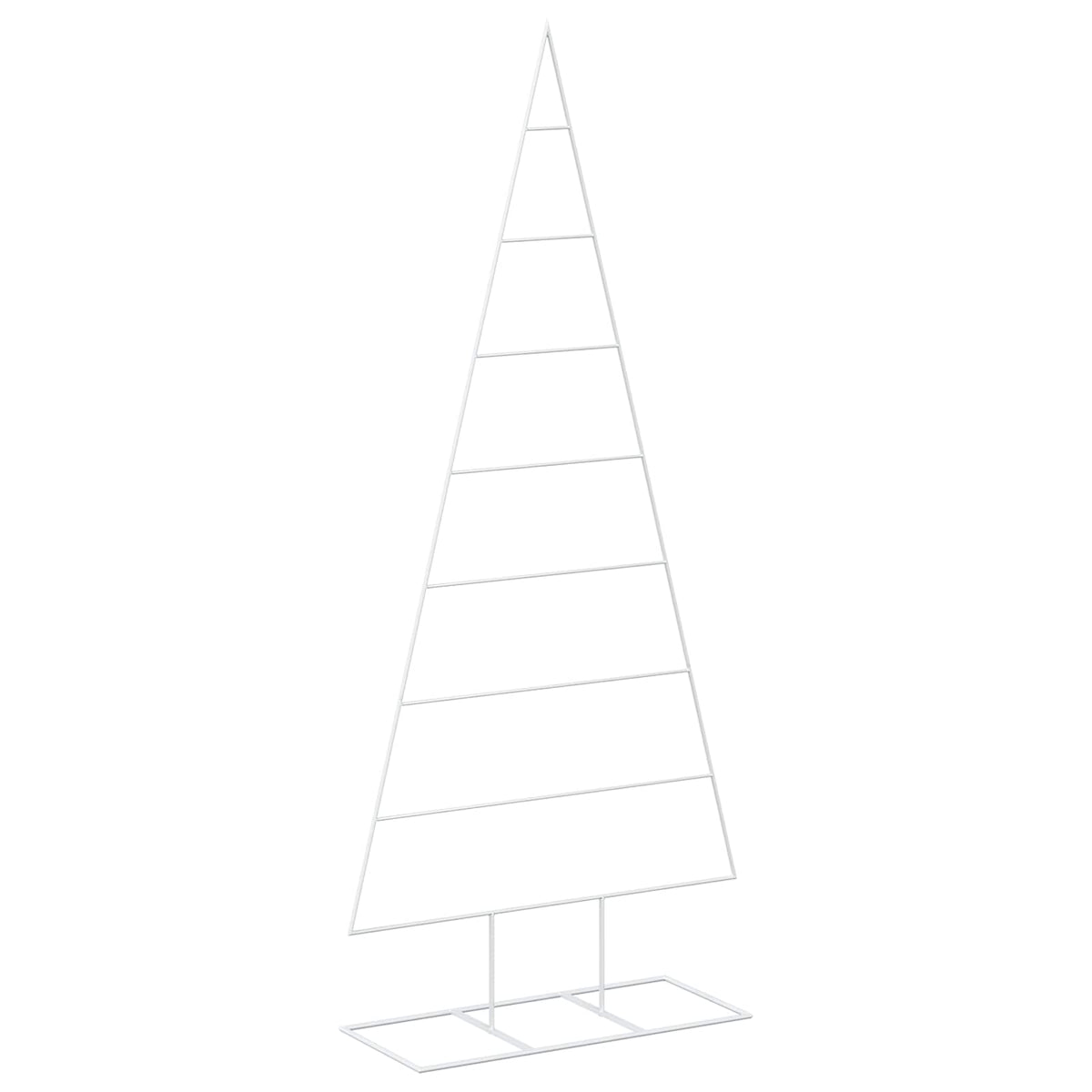 vidaXL Metal Christmas Tree with Stand KUOPIO 180 cm Steel White
