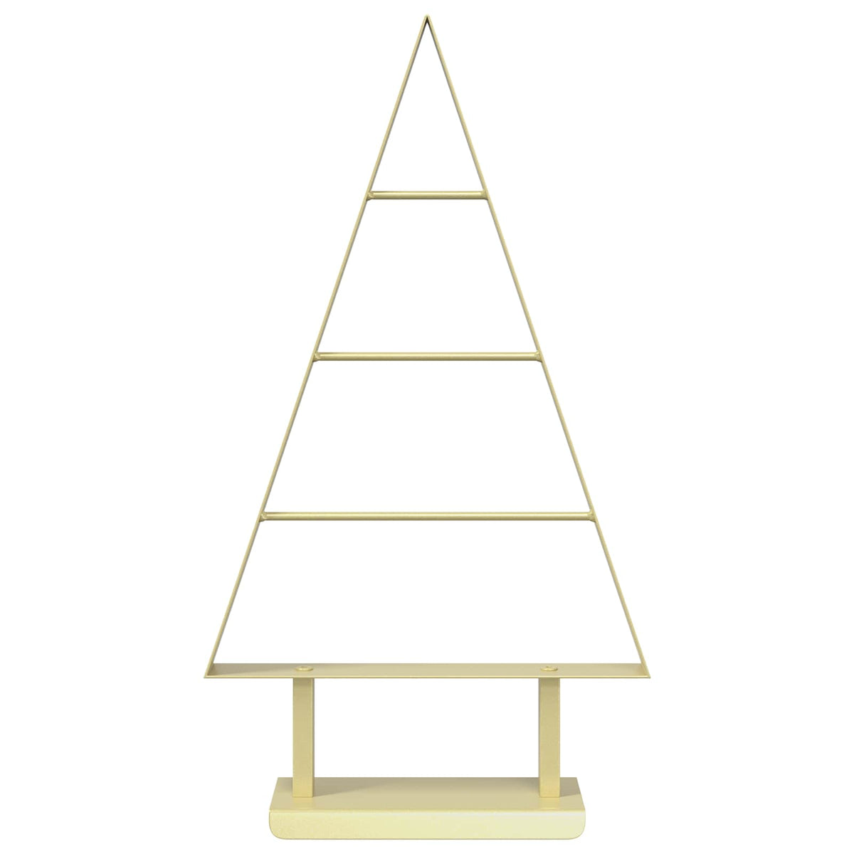 vidaXL Metal Christmas Tree with Triangle Stand KUOPIO 60 cm Steel