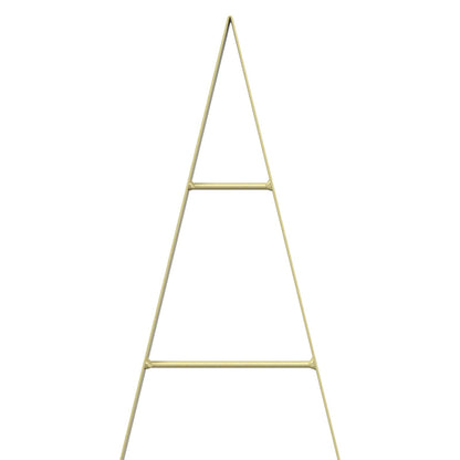 vidaXL Metal Christmas Tree with Stand KUOPIO 90 cm Steel Gold
