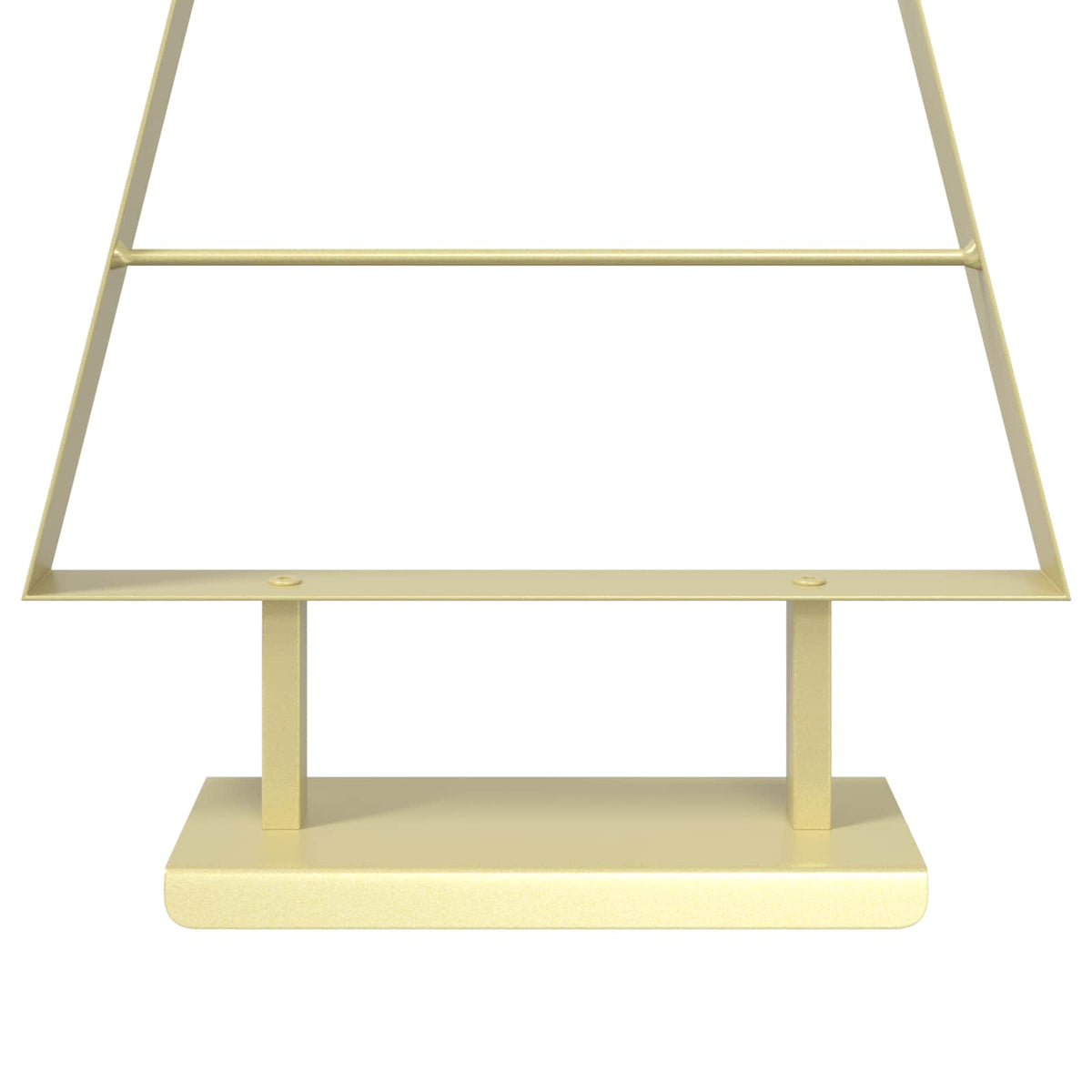 vidaXL Metal Christmas Tree with Stand KUOPIO 90 cm Steel Gold